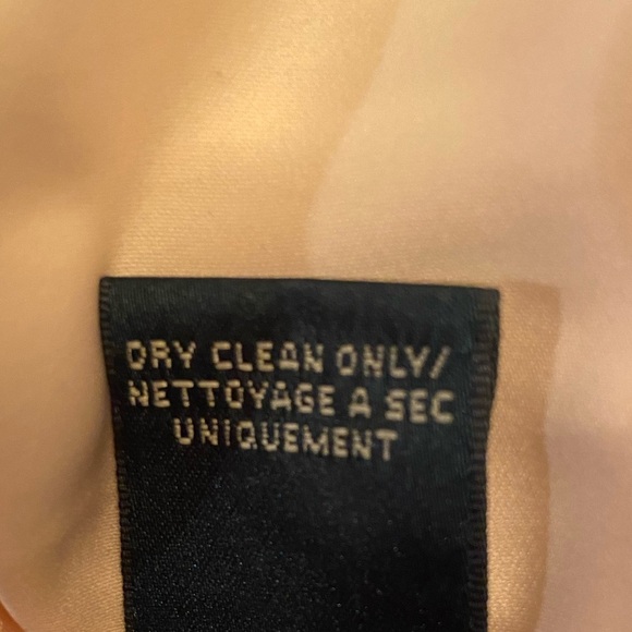 Lauren Ralph Lauren Evening Womens Blush Chiffon Gathered Party Dress Size 16 - Picture 11 of 12